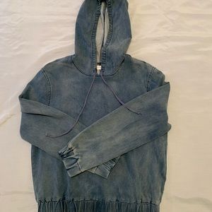 Denim hoodie